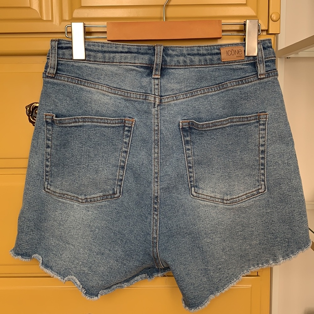 Icône | High rise denim mom short - Picture 3 of 6